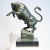 Prancing Bull by Michelangelo Monti, in Flawless conditions. Designed 1920 to 1949 This piece has an attribution mark, I...