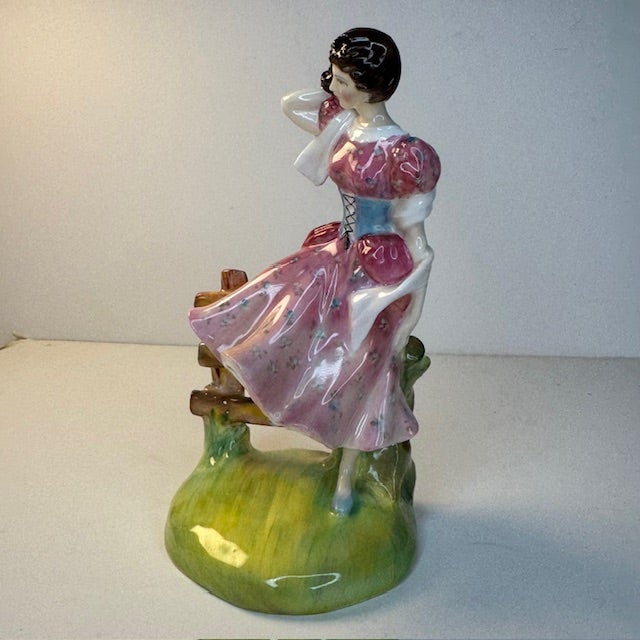 Vintage 1951 Royal Doulton Summer Figurine Hn2086 Bone China England For Sale In Savannah - Image 6 of 15