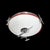 Art Deco Art Deco Machine Age Milk Glass & Chrome Airplane Flush Mount For Sale - Image 3 of 12
