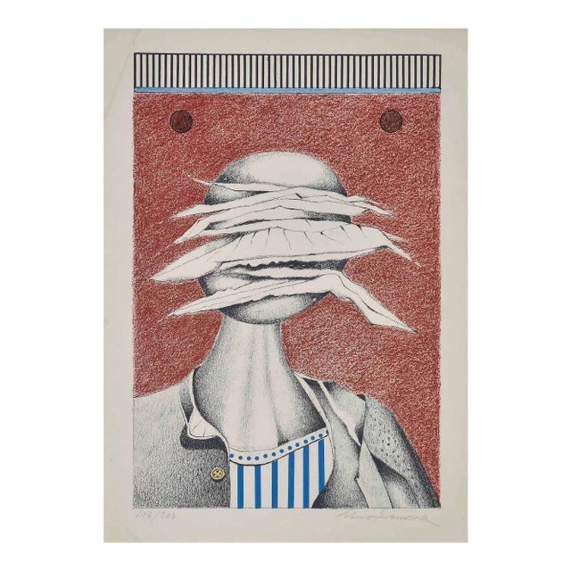 Uno Svensson, The Head, Lithograph, Late 20th Century For Sale