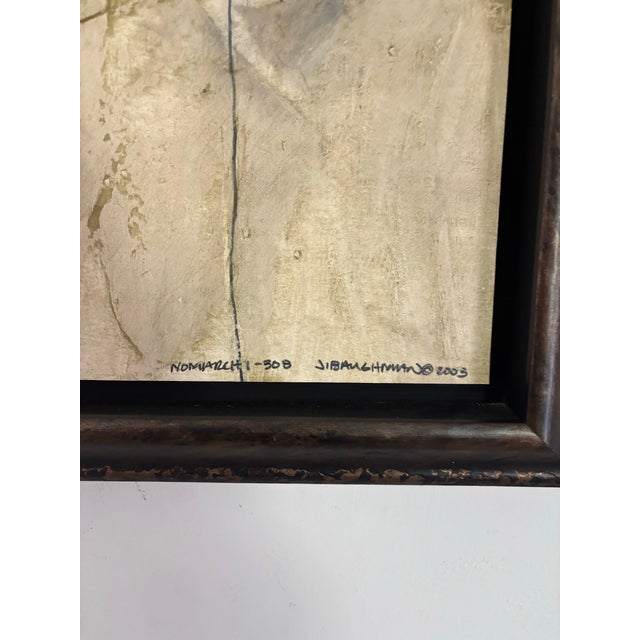 2000 - 2009 Contemporary Abstract Mixed Media Paintings by John Baughman, Pair, 2003 For Sale - Image 5 of 7