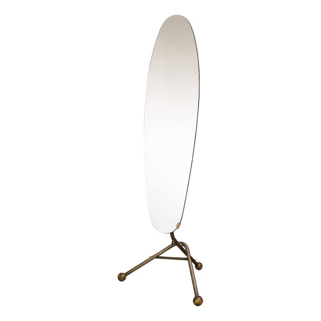 Large Psyche Mirror from Maison Siegel, 1940 For Sale
