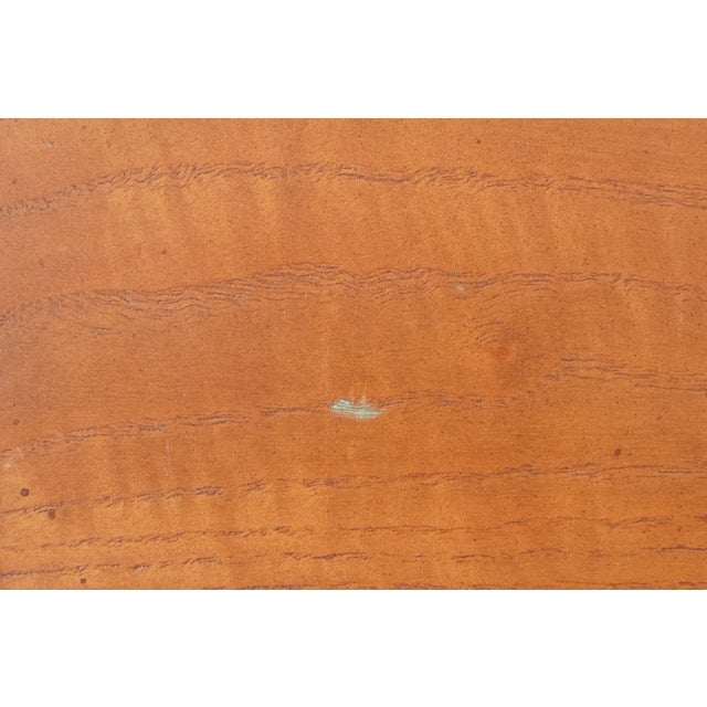 Mid 20th Century Reclaimed 7.5 Ft. Oak Farmhouse Dining Table For Sale - Image 4 of 12