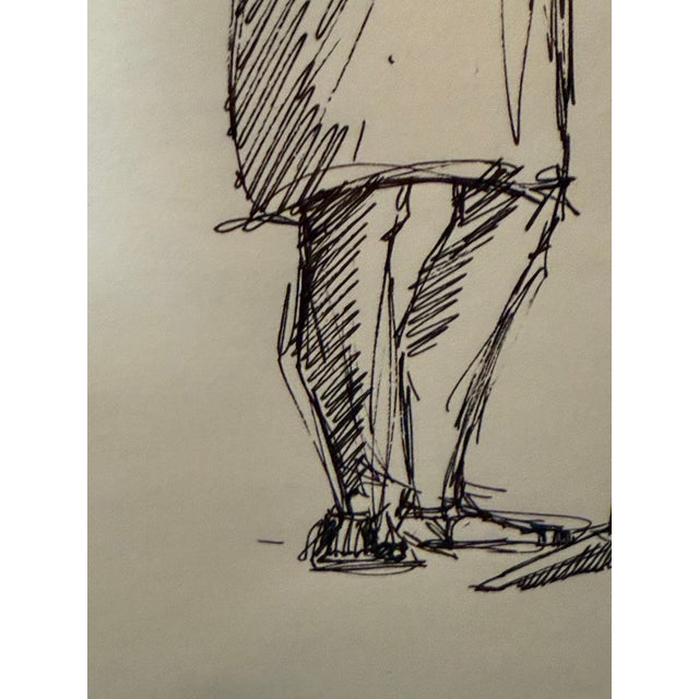 "Flutist", Drawing by Joan Carl Strauss For Sale - Image 4 of 7