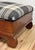 Antique Early American Plaid Upholstery Strorage Footstool For Sale - Image 9 of 10