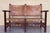 Late 19th Century Spanish Baroque Brown Walnut and Leather Sofa Bench with Cordoba Ironwork, 18th Century For Sale - Image 5 of 16