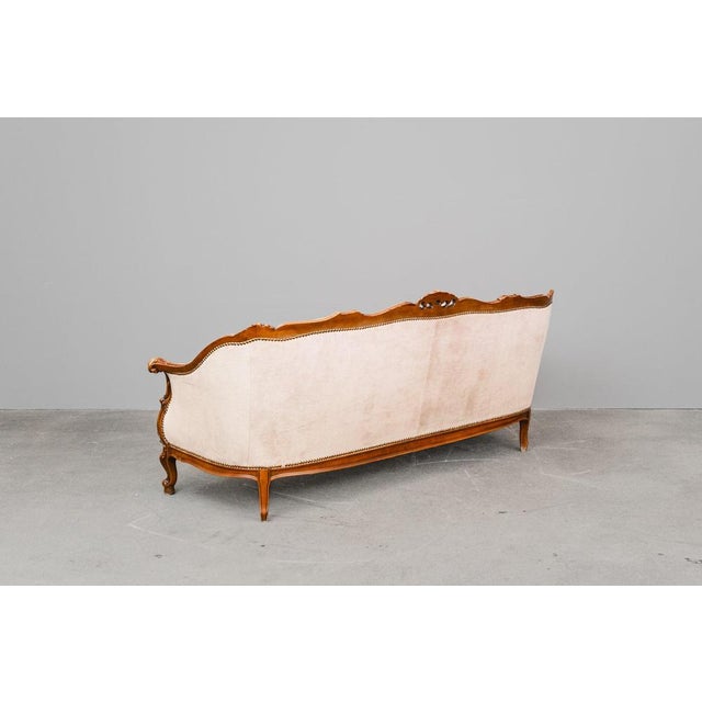 Baroque Style Sofa in Solid Wood, 20th Century For Sale - Image 5 of 18