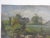 Early 20th Century Vintage Early 20th Century European Farm Landscape Painting For Sale - Image 5 of 8