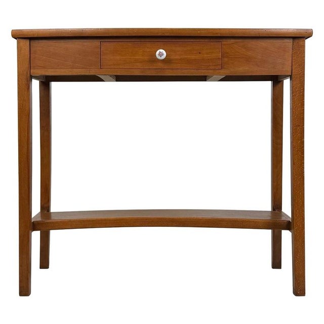 Mid-20th Century Beech Side Table For Sale - Image 13 of 13