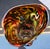 Orange Stunning Art Glass Vase by Jozefina Krosno of Poland For Sale - Image 8 of 10