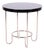 Czech Bauhaus Round Table in Chrome attributed to Slezák Factories, 1920s For Sale