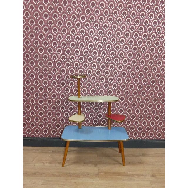 Absolute eye -catcher! ORIGINAL Extra large stylish flower bank Flower stools, prisoners 50s 60s, Particularly stylish...