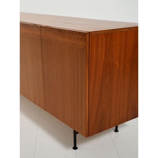 Six-Door Teak Sideboard attributed to Nils Jonsson, 1950s For Sale - Image 9 of 11