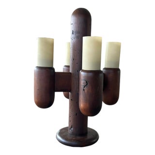 Madeline 1970's Mid Century Modern Cactus Table Lamp For Sale
