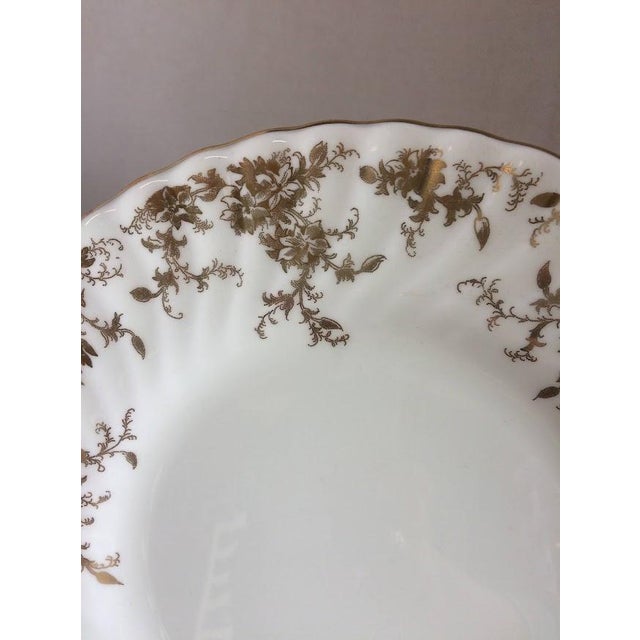 Ceramic Vintage Minton "Ancestral" Gold Plates, Set of Six For Sale - Image 7 of 7