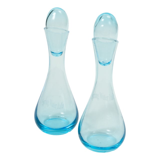 Carafe from Spring Water Italia, 1960s, Set of 2 For Sale