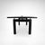 Cassina LC6 Dining Table in Glass and Metal by Le Corbusier for Cassina, 1990s For Sale - Image 4 of 11