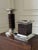 Vintage 8” Leather and Silverplate Ralph Lauren Style Candleholder For Sale - Image 16 of 18
