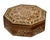 Middle Eastern marquetry inlay jewelry box for decor. This vintage box made of combination of natural wood, walnut wood,...