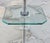 Modern Mid 20th Century Lucite and Glass Table Floor Lamp For Sale - Image 3 of 6