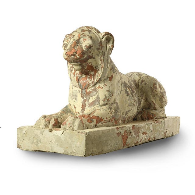 Statues of terracotta lions. Terracotta lion sculptures. These large sculptures are beautiful decorative items to use in...