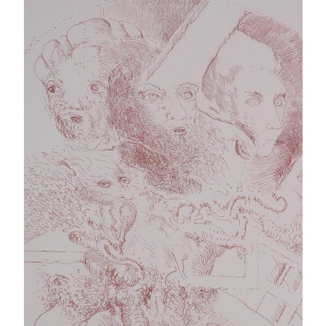 Popovic Ljuba, And the Major of Immensity, Engraving For Sale - Image 4 of 10