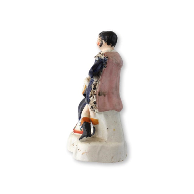 A true Victorian love story in ceramic form. This charming Staffordshire figurine dates to the 1850s and depicts a...