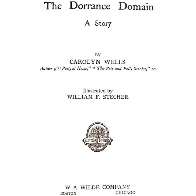 WELLS, Carolyn [318] pp. W.A. Wilde Company 1905 7 5/8" x 5 1/2" Illustrated by William F. Stecher *Lower left water...