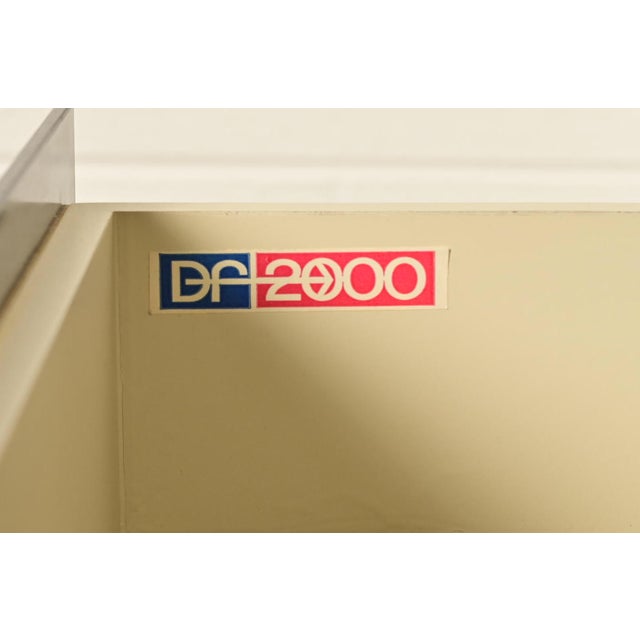 Cream Raymond Loewy for Doubinsky Frères Mid-Century Modern Highboy Dresser, 1960s For Sale - Image 8 of 12