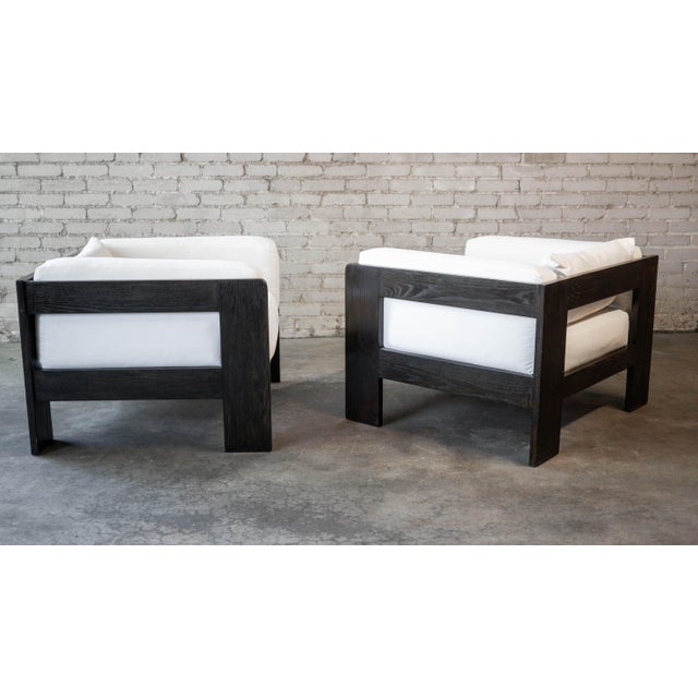 Vintage Attributed to Tobia Scarpa for Knoll 'Bastiano' Attributed Chairs - A Pair For Sale - Image 15 of 18