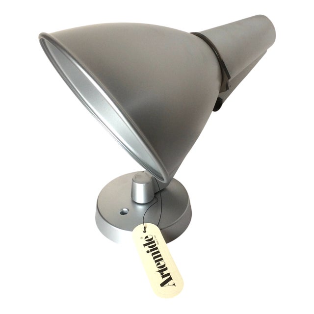Spy Spotlight in Aluminum by Hannes Wettstein for Artemide, 1980s For Sale