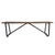 Farmhouse Vintage Wood & Iron School Bench For Sale - Image 3 of 7