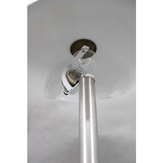 Gold Art Deco Nickel Mushroom Table Lamp, Europe, 1930s For Sale - Image 8 of 12