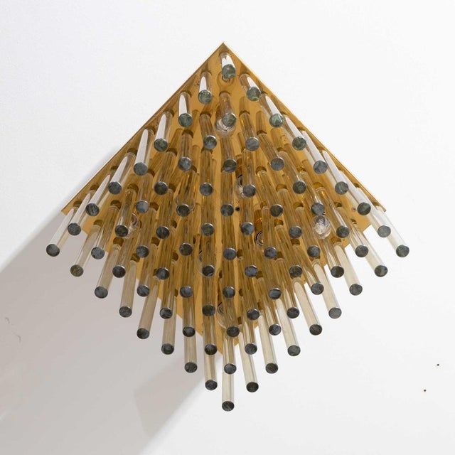 Mid-Century Italian Chandelier from Venini For Sale - Image 3 of 12