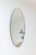 Mid-Century Modern Vintage Oval Wall Mirror For Sale - Image 3 of 3