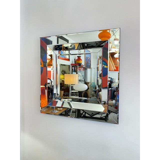 Minimalist Op-Art Mirror from Deknudt, Belgium, 1970s For Sale - Image 8 of 8