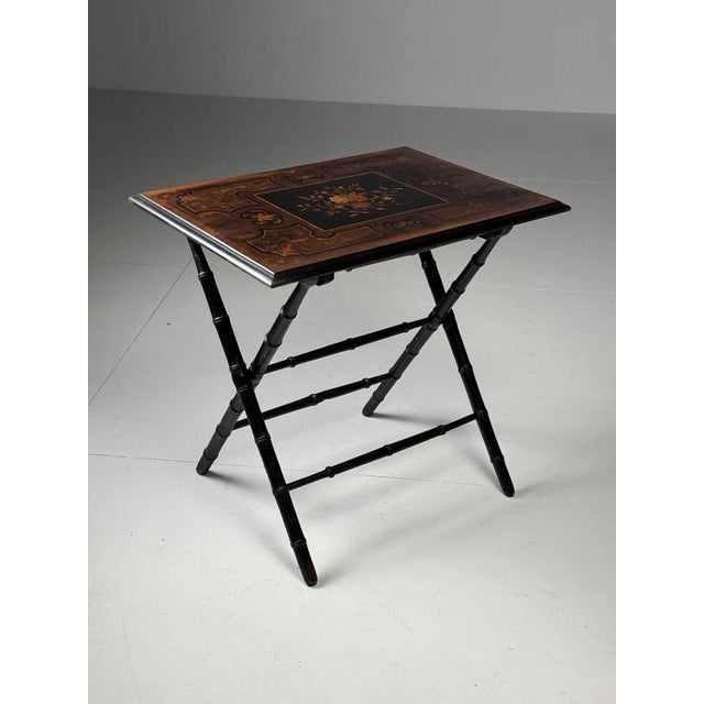 Napoleon III Inlaid Tray Table For Sale - Image 12 of 18