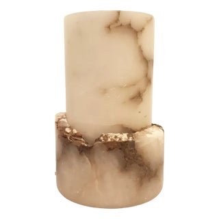 Vintage Spanish Alabaster Lamp, 1970s For Sale