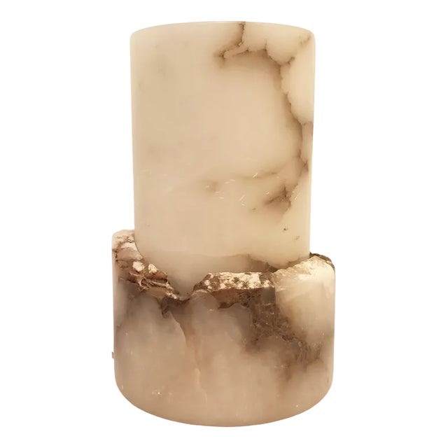 Vintage Spanish Alabaster Lamp, 1970s For Sale