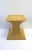 Modern Pedestal Grasscloth End or Side Table For Sale - Image 3 of 13