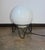Bauhaus Vintage Metal and Frosted Glass Globe Lamp, 1980s For Sale - Image 3 of 8
