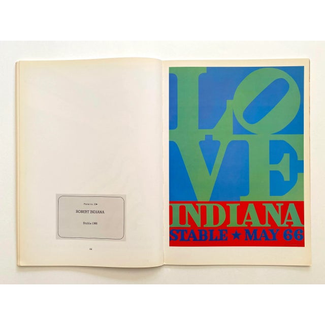 Red " Posters by Painters " Vintage 1978 First Edition Lithograph Print Extra Large Pop Art Book For Sale - Image 8 of 13