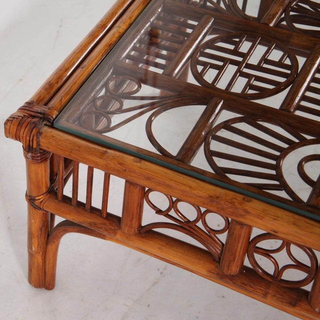 Vintage Rattan Coffee Tables, 1970s, Set of 3 For Sale - Image 13 of 18