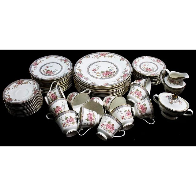 Asian Royal Doulton China Canton Pattern - Service for 12 For Sale - Image 3 of 13