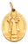 19.2k Gold Saint Anthony of Lisbon Pendant For Sale
