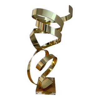 1980s Dan Murphy Ribbon Sculpture For Sale