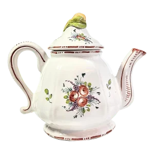 Italian Mojolica Pear Teapot