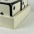 Postmodern Vintage Large White Enamel Over Wood Dice Set With Tray- 7 Pieces For Sale - Image 3 of 10