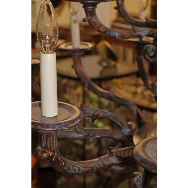 French Style Bronze 18 Light Chandelier by Mariner Model 18430 Royal Heritage For Sale - Image 13 of 17