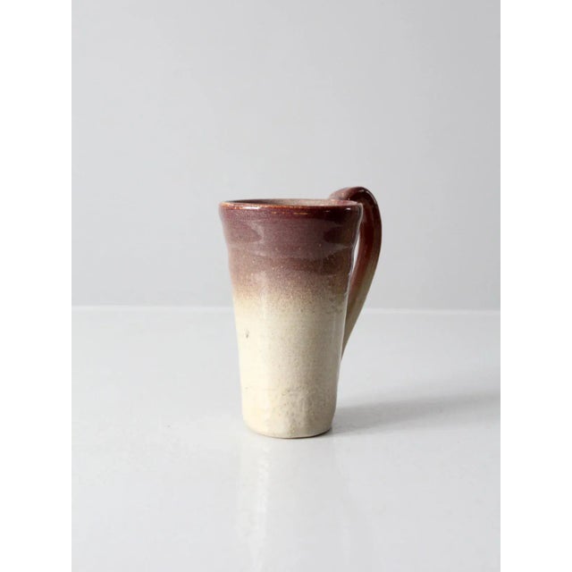 Vintage Studio Pottery Mug For Sale - Image 4 of 13